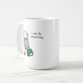 Ik kan alles doen. koffiemok (Voorkant links)