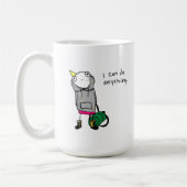 Ik kan alles doen. koffiemok (Links)