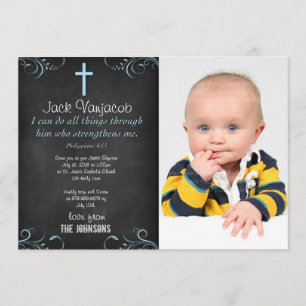 Ik kan alles doen met Christus Baby Kaart