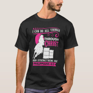 Ik kan alles doen met Christus die M versterkt T-shirt