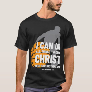 Ik kan alles doen via de Christelijke basis van Ch T-shirt