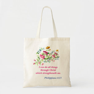 Ik kan alles door Christus doen Tote Bag