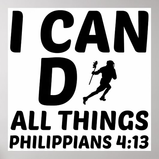 IK KAN ALLES LACROSSE DOEN POSTER (Voorkant)