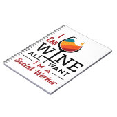 Ik kan alles wat ik wil dat ik een sociaal werker notitieboek (Linkerzijde)