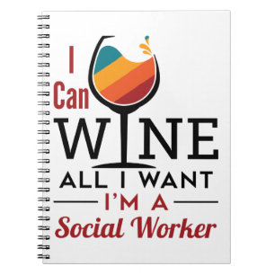 Ik kan alles wat ik wil dat ik een sociaal werker notitieboek