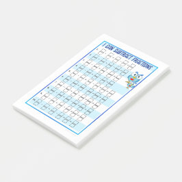Ik kan breuken toevoegen - Blauwe Post-it notities Post-it® Notes