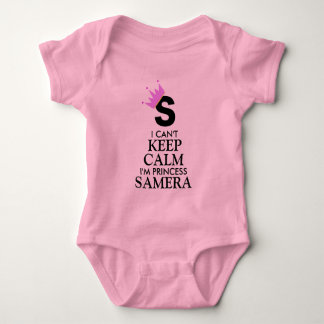Ik kan CALM niet houden, ik ben (naam) T Shirten Romper