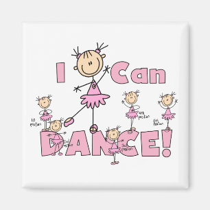 Ik kan dans T-shirts en cadeaus Magneet