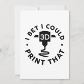 Ik kan dat afdrukken. bedankkaart (Voorkant)