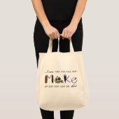 Ik kan dat maken - ambachtelijke canvas tas (Voorkant (product))