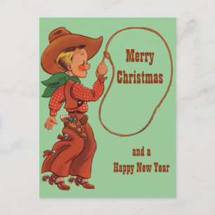 Ik kan de Groeten van Kerstmis van de Lasso Feestdagenkaart