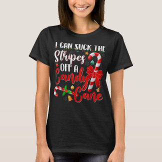 Ik kan de strepen van een snoeprietkerst halen t-shirt