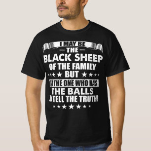 Ik kan de zwarte schaap zijn. t-shirt