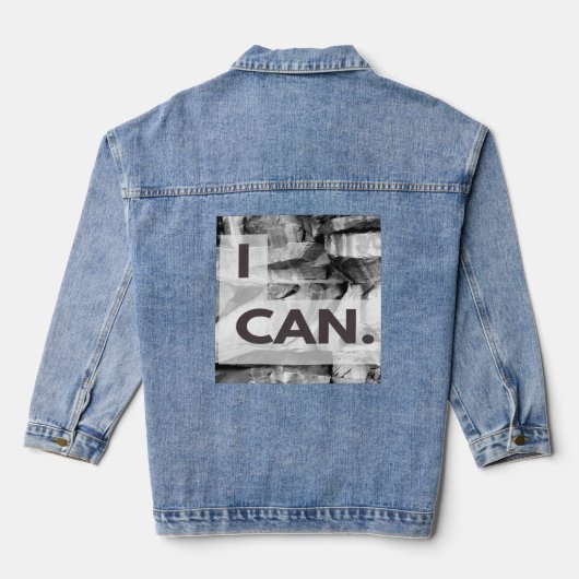 Ik kan denim jacket (Achterkant)