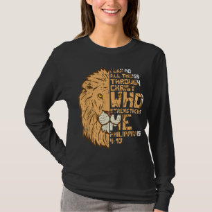 Ik kan dingen doen via Christus Lion Filippijnen 4 T-shirt