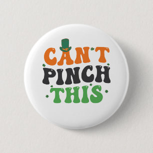 Ik kan dit grappige St Patrick's Day cadeau niet p Ronde Button 5,7 Cm