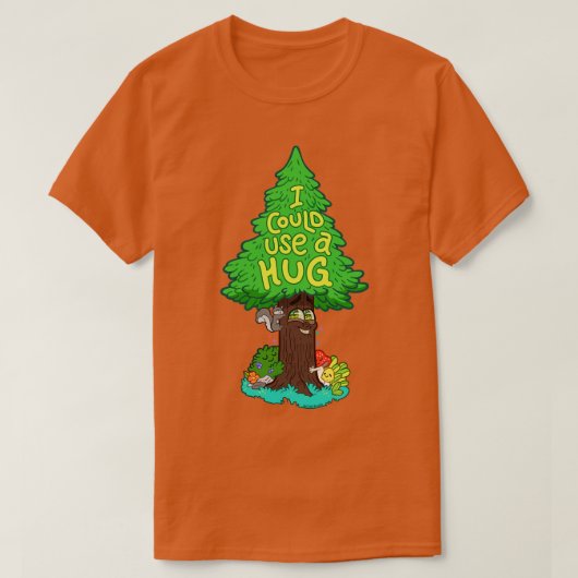 Ik kan een knuffelboomknuffelaar gebruiken t-shirt (Design voorkant)