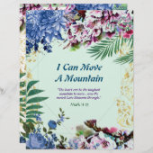 Ik kan een speciaal papier voor berggedicht verpla (Voorkant / Achterkant)