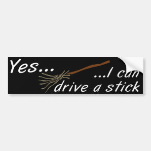 Ik kan een stick gebruiken bumpersticker