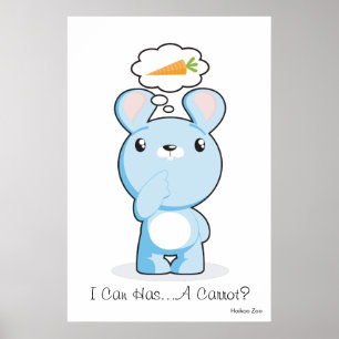Ik kan een wortel hebben. Poster