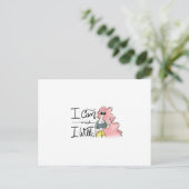 Ik kan en ik zal briefkaart (Staand voorkant)