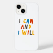 Ik kan en ik zal Case-Mate iPhone case (Achterkant)
