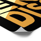 Ik kan en ik zal de discussie beëindigen poster (Hoek)