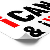 Ik kan en ik zal poster (Hoek)