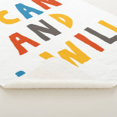 Ik kan en ik zal sherpa deken (3/4)