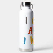 Ik kan en ik zal waterfles (Voorkant)