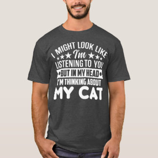 Ik kan er wel uitzien als luisteren, maar in mijn  t-shirt