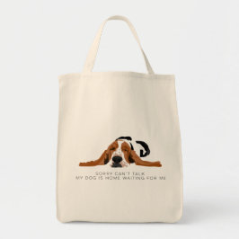 Ik kan geen Basset hond spreken Tote Bag