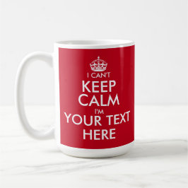Ik kan geen Calm mok houden. |  tekst