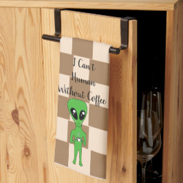 Ik kan geen mens zijn zonder een koffiezetapparaat theedoek