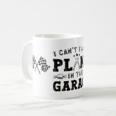 Ik kan geen plannen hebben in het grappige mechani koffiemok (Voorkant links)