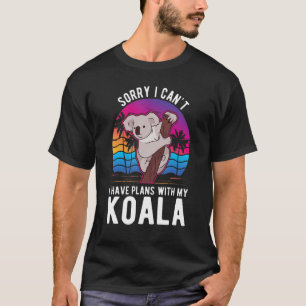 Ik kan geen plannen hebben met mijn koala t-shirt