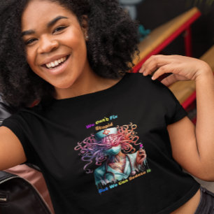 Ik kan geen stomme surrealistische medische geest  t-shirt