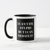 Ik kan geen stomme tekst op koffie Mok oplossen (Links)