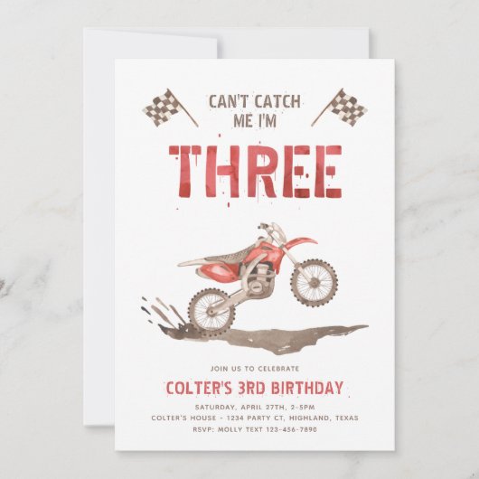 Ik kan geen uitnodiging voor Dirt Bike vangen (Voorkant)