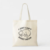 Ik kan gewoon niet goed weg tote bag (Achterkant)