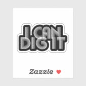 Ik kan hem dig maken sticker (Vel)