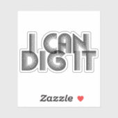 Ik kan hem dig maken sticker (Vel)