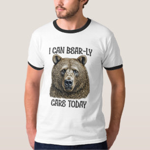 Ik Kan het Bar-ly Niet Schelen Vandaag Sarcastis T-shirt