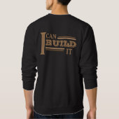 Ik Kan Het Bouwen T-shirt Met Lange Mouwen (Achterkant)