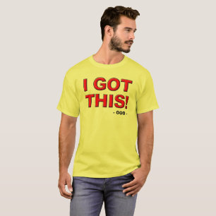Ik Kan Het, God is in Controle Christelijk T-Shirt