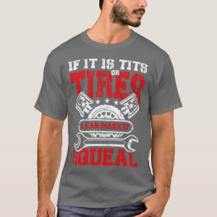 Ik kan het laten gillen mechanische garage racer c t-shirt