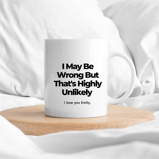 Ik kan het mis hebben, maar dat is zeer onwaarschi koffiemok