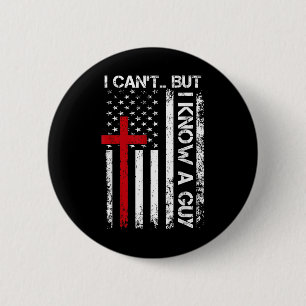 Ik Kan Het Niet Maar Ik Ken Een Man T-shirt - Reli Ronde Button 5,7 Cm