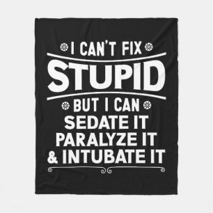 Ik kan het niet oplossen, maar ik kan het paralyse fleece deken