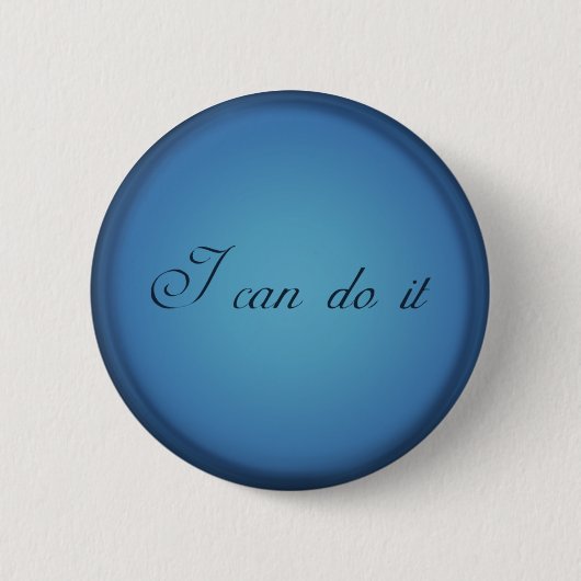 Ik kan het. ronde button 5,7 cm (Voorkant)